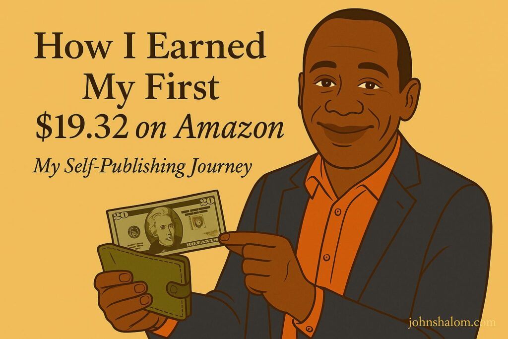 How I Earned My First $19.32 on Amazon – My Self-Publishing Journey