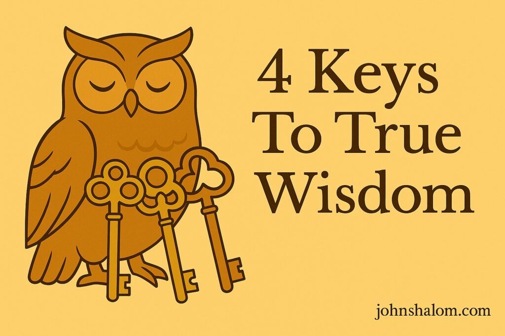 An image showing an open book glowing with light, symbolizing knowledge, reflection, and the pursuit of true wisdom.