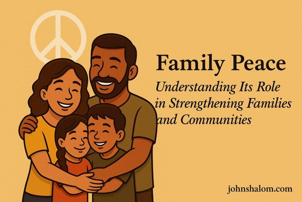 Family Peace: Understanding Its Role in Strengthening Families and Communities