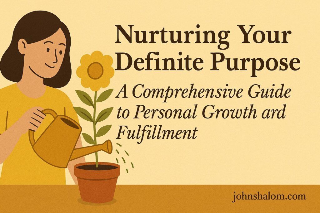 Nurturing Your Definite Purpose: A Comprehensive Guide to Personal Growth and Fulfillment