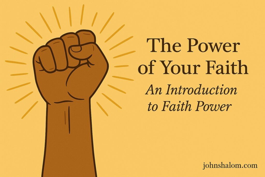 A person praying under a glowing cross, symbolizing faith, hope, and spiritual strength.