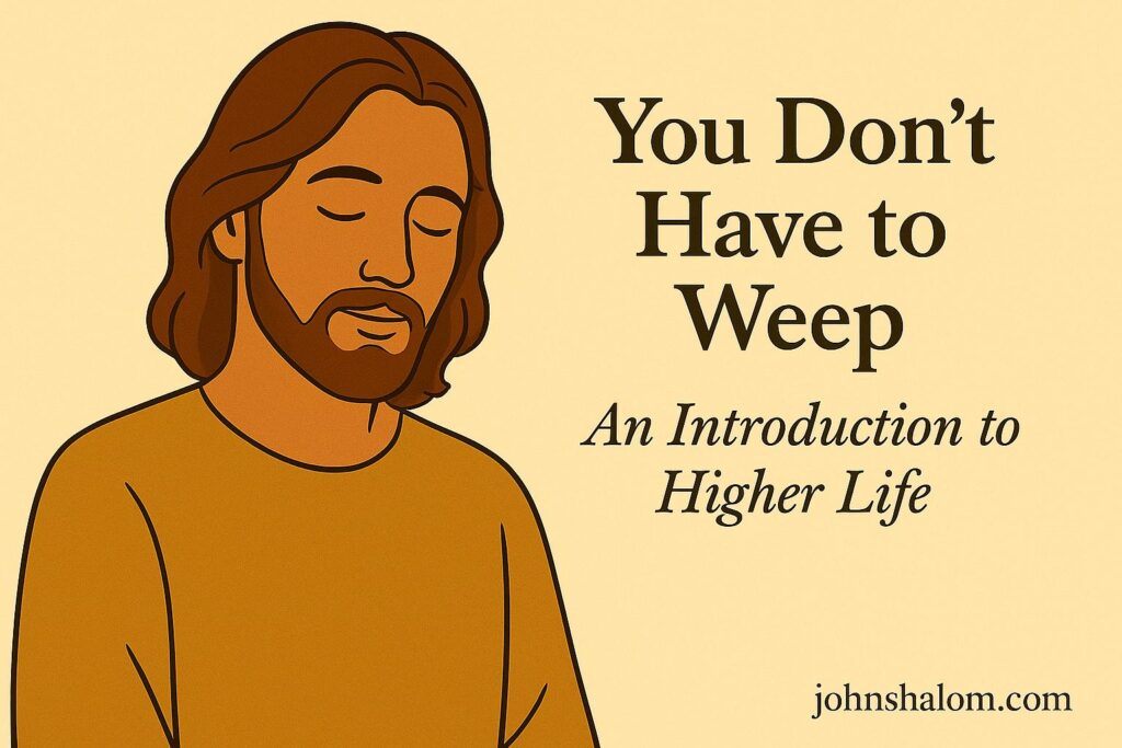 A person standing in sunlight after rain, symbolizing comfort, healing, and renewed hope.