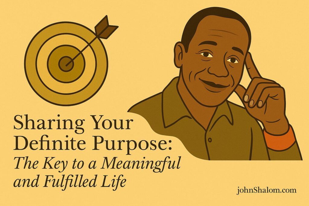 A person speaking to a small group with passion, symbolizing purpose, connection, and positive impact.