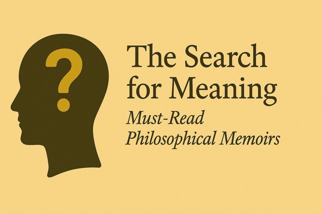 The Search for Meaning - Must-Read Philosophical Memoirs