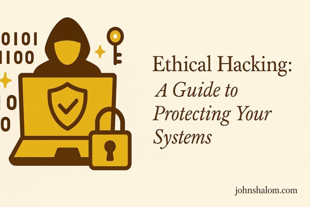 Cybersecurity professional analyzing code on multiple monitors, symbolizing ethical hacking and system protection.