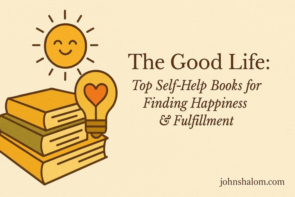 Smiling person walking through a peaceful park with sunlight filtering through trees, symbolizing joy and balance.