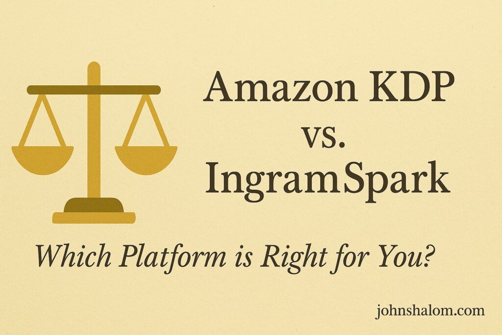Amazon KDP vs. IngramSpark - Which Platform is Right for You