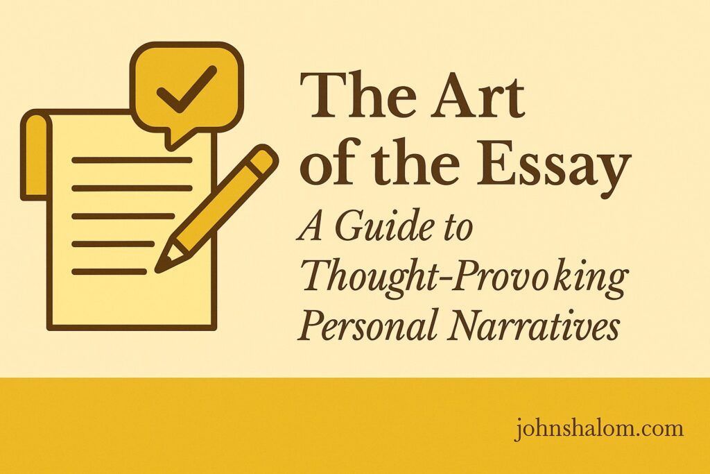 The Art of the Essay - A Guide to Thought-Provoking Personal Narratives