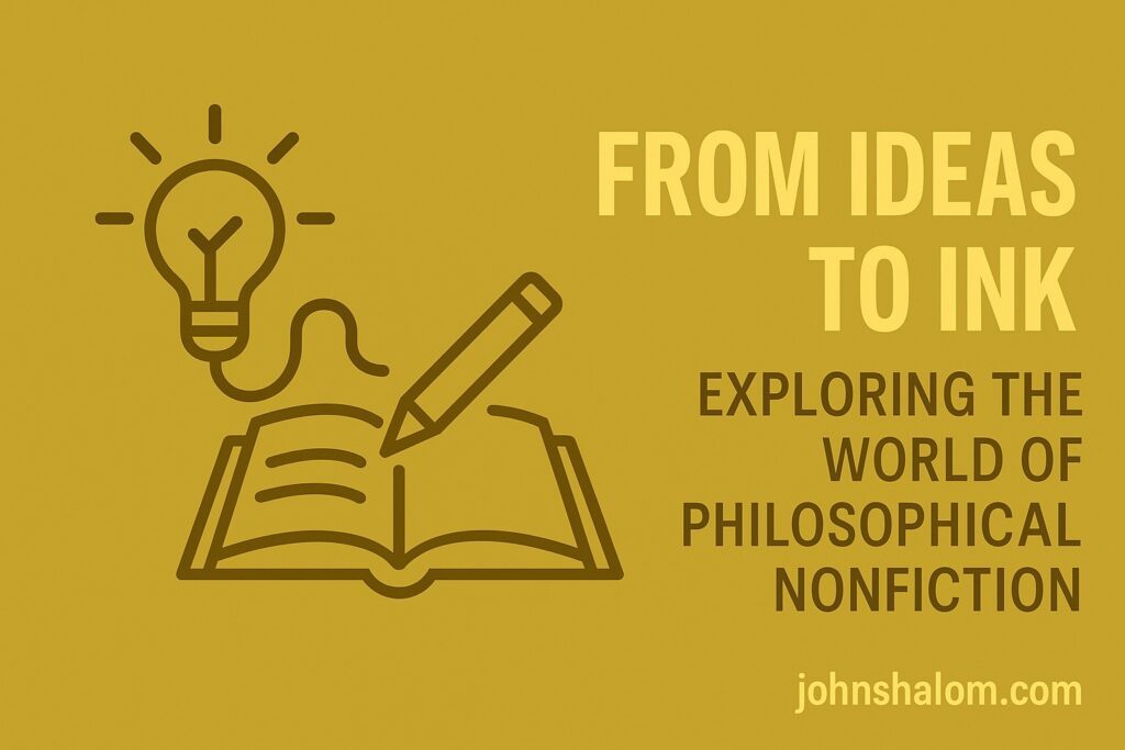 From Ideas to Ink - Exploring the World of Philosophical Nonfiction