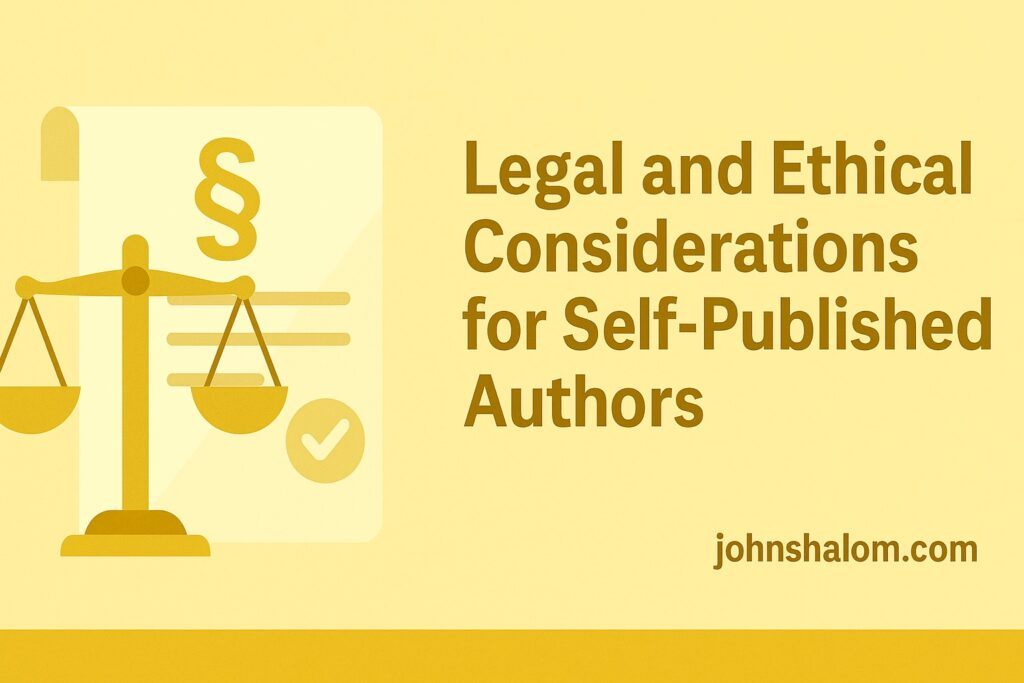 Legal and Ethical Considerations for Self-Published Authors