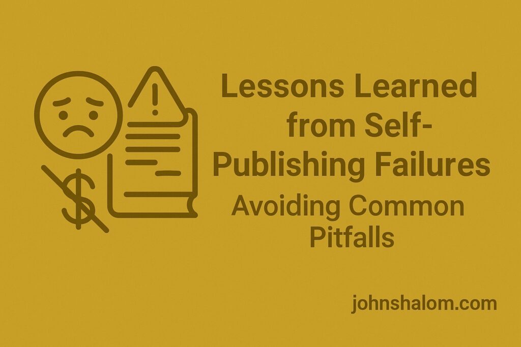 Lessons Learned from Self-Publishing Failures - Avoiding Common Pitfalls