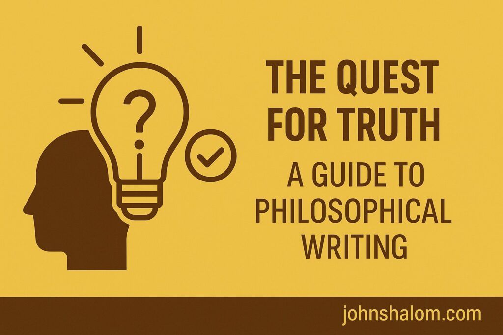 The Quest for Truth - A Guide to Philosophical Writing