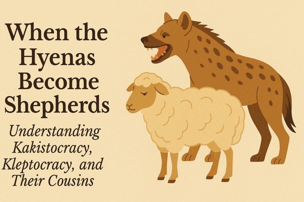 When the Hyenas Become Shepherds: Understanding Kakistocracy, Kleptocracy, and Their Cousins