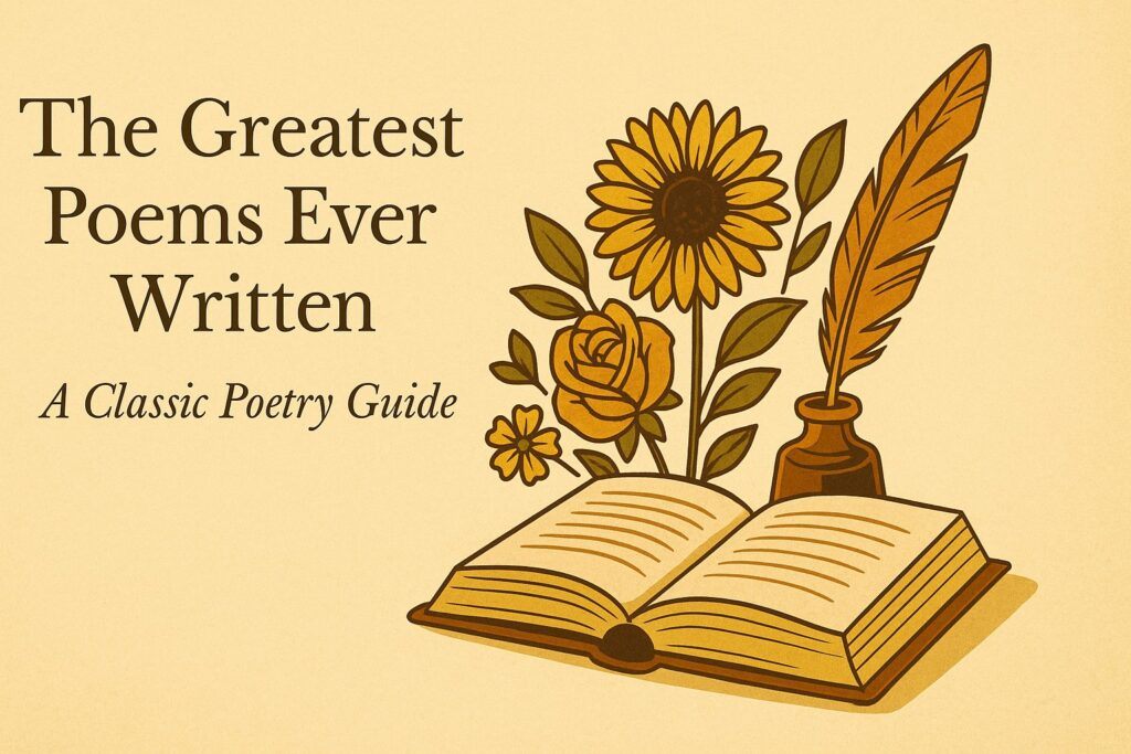 The Greatest Poems Ever Written: A Classic Poetry Guide