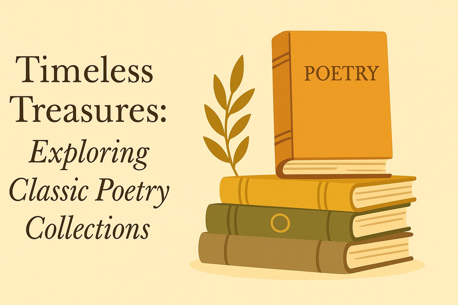 An antique poetry book open on a wooden table with a quill and ink bottle beside it