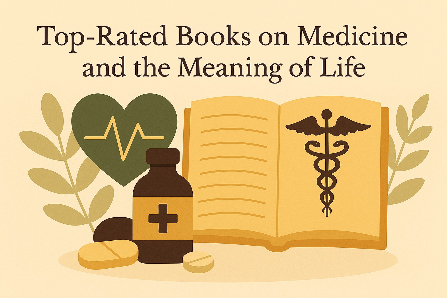 A stethoscope and open book beside a candle symbolizing the link between medicine and life’s deeper meaning
