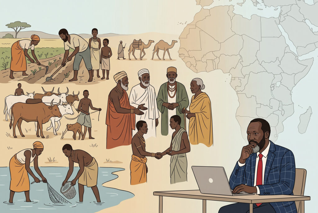 African societies and traditional systems existed long before modern African states and colonial borders.